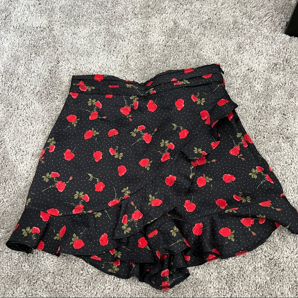 Zara floral skort